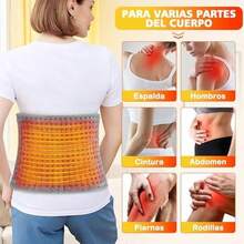 Almohadilla Térmica,Manta Termica con Correa Adjustable,Compresa Caliente Electrica con 6 Niveles de Temperatura,Manta Electrica Ultra Suave para Alivio de Dolores,Lavable,Regalo de Día de La Madre - / - Ver 3