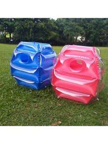 GCCSJ Kids Sumo Balls,2-Pack 24 Inch Kids Bumper Balls - Inflatable Sumo Bumper Soccer Balls For Ages 3-12, Outdoor Team Play Balls With Safety Handles, Fun Backyard Game & Birthday Party Toy For Boys & GirlsIt Is The Best Birthday Giftgift For Children (24 Inch,2 PcsBlue+Red) - Red + Blue 24 Inch - View 6