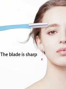 2pcs Facial Hair Removal Sets, Hair Pullers, Eye And Eyebrow Trimmers, Facial Hair Shaving Knives, Hair Removal Tools, Beauty Tools