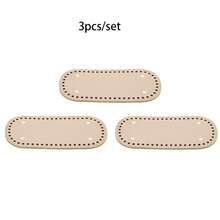 Handmade PU Leather Woven Bag Set With Crochet Shoulder Straps And Bottom Bag, DIY Craft Kit(Silver Gasket, No Impact On Use, Style Random) - Multicolor - View 13