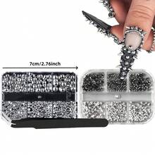 2 Boxes Y2K Punk Metal Rivet Nail Charms Cone Mixed Sized Black Silver Gold Nail Art Studs 3D Stylish Alloy Spike Nails Decora Nail Supplies Nails Nail Gems - 彩色 - 查看 9