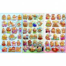 Wiederverwendbare 3D Harz Aufkleber - gemischte Farben, selbstklebende DIY Bastelaufkleber für Kunst & Handwerk