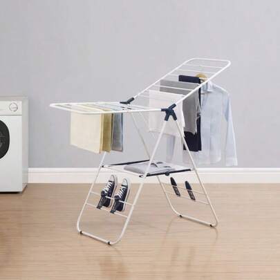 Metal Frame Sling Accent Chair With Removable Foam Cushion, Modern Square Design Chair For Indoor & Outdoor, Oatmeal Color, 330 Lbs Capacity