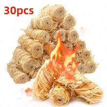 100pcs All-Weather Charcoal Fire Starters – Odorless, Instant Ignition For Grill, BBQ, Fire Pit, Fireplace, Wood Stove & Camping. Essential For Kitchen, Outdoor Travel Accessories