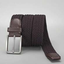 Cinturón elástico a para hombre, cinturón trenzado con personalidad, cinturónáctico a para hombre, cinturón multifuncional para aventura al aire libre C4OB - Caqui - Ver 9
