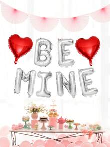 Bộ 6 bóng bay ngày lễ tình nhân "Be Mine", vàng hồng, vàng, đỏ, bạc, bóng bay chữ "BE MINE", bóng bay hình trái tim, thích hợp để trang trí tiệc ngày lễ tình nhân, cầu hôn, kỷ niệm ngày cưới, tiệc chia tay cuộc sống độc thân, đêm lãng mạn, ngày lễ tình nhân vui vẻ, trang trí tiệc - Nhiều màu - Xem 9