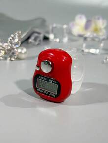 Contador de anillos simple, Contador de anillos elástico, Contador digital electrónico, Contador electrónico de presión manual, Ayuda para contar, Contador de recuento de almacén, Anillo de conteo, Contador de anillos digital conveniente, Adecuado para el conteo de oraciones, conteo de tejido, uso comercial, golf y talla grande - Multicolor - Ver 6