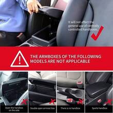 1pc Red & Black Universal Car Storage Net Pocket, Serves As Both A Handbag Holder And A Practical Storage Bag Between The Seat And Seat Side. Upgraded With Restraint Strap Design To Secure Items More Steadily And Prevent Bag, Cup, Etc. From Falling During Driving - Multicolor - View 1