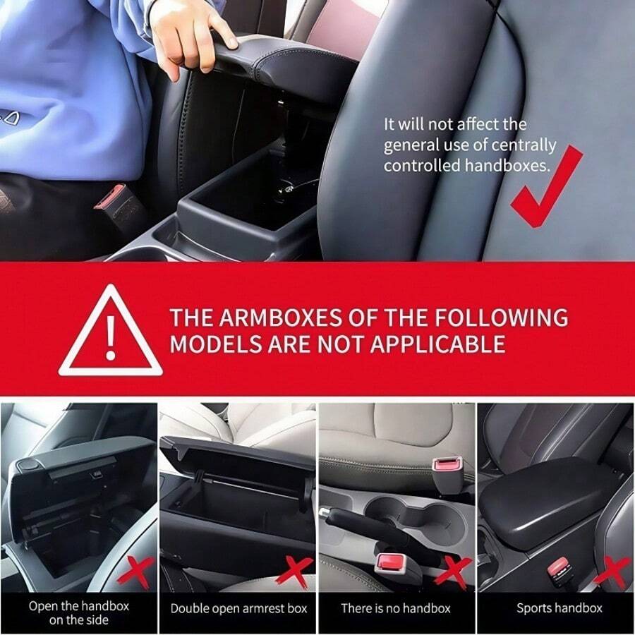 1pc Red & Black Universal Car Storage Net Pocket, Serves As Both A Handbag Holder And A Practical Storage Bag Between The Seat And Seat Side. Upgraded With Restraint Strap Design To Secure Items More Steadily And Prevent Bag, Cup, Etc. From Falling During Driving - Multicolor - View 1