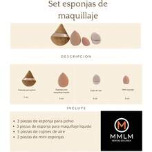 YQQ Set de 12 Esponjas de Maquillaje Diferentes Formas y Tamaños9413 - Cafetería - Ver 3