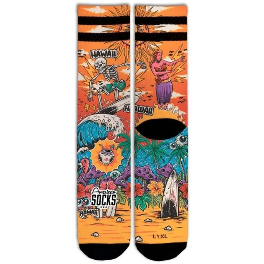 American Socks Women Sports Socks - Orange - View 1