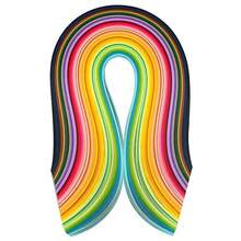 260 Blatt in 26 Farben hochwertige Quilling-Papierstreifen, sortierte leuchtende Farben, flexibel, langanhaltend, hochdicht, leicht zu formen für DIY-Handwerke, kreative Kunstwerke, Premium-Geschenke, Dekorationen und Kunstprojekte - 26 Farben von Quilling-Streifen - Übersicht 4