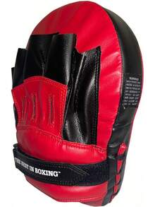 Curved Focus Punch Mitts, Red - 1 - Ver 4