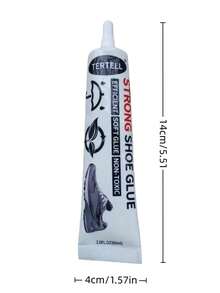 1pc Strong High-Adhesion Fast-Drying Shoe Repair Glue - Waterproof Flexible Soft Adhesive With Long-Lasting Bond For Fixing Shoe Sole, Leather Shoes, Sneakers & Footwear | Suitable For Home Footwear Maintenance, Daily Shoe Repair, Craft Projects, Office Footwear Fixing & Household Item Mending