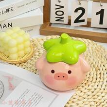 1 szt. Kubek z uroczym rysunkowym prosiaczkiem i psem, kreatywny kubek na wodę dla uroczej pary, elegancki kubek do kawy do domu/akademika, prezent dla dziewczyn, koleżanek z klasy, przyjaciółek, na urodziny, Walentynki - Wielokolorowe - Zobacz 14