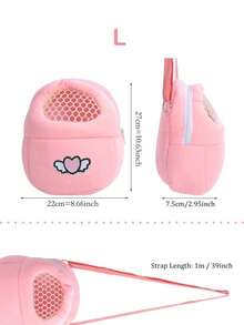 便携式仓鼠背包，柔软透气，适合仓鼠及小型宠物旅行，保暖睡袋，适用于刺猬、仓鼠、蜜袋鼯等小型宠物。