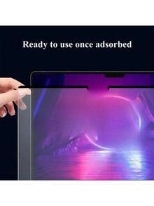 1pc Magnetic Blue Light Blocking Screen Protector For 13/13.3/13.6/14.2 Inch Laptops, Anti-Scratch Anti-Glare Design, Suitable For 16:9 Ratio Notebooks, Easy Magnetic Installation And Removable, Accessories - Blue Light for Eye Protection - View 8