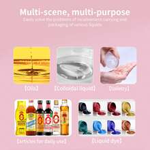 3Pcs Empty Plastic Bottle Squeezesable Liquid Dropper Refillable Bottle Nail Art Press Bottle 60/150/250ML Transparent Empty Bottle Nail Polish Remover Cleansing Water Alcohol Dispenser Pressure Dropper Bottle - Multicolor - View 5