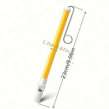 1个哨子，可吹奏和滑动，发声玩具，派对道具，生日礼物，节日饰品 - 彩色 - 查看 2