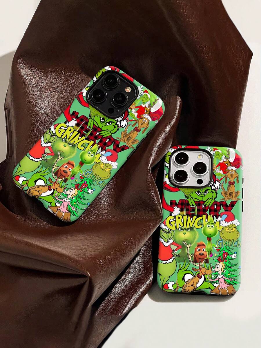 Funda navideña del , compatible con teléfonos , 17, 16 Pro Max, 15 Pro Max, 13 y 12. Fabricada en TPU resistente, ofrece una excelente protección contra golpes y caídas. Perfecta para la alegría navideña, esta funda es un regalo ideal para familiares, amigos y seres queridos durante la Navidad y otras celebraciones. Sumérgete en el encanto caprichoso del y comparte alegría con este encantador accesorio. - Blanco - Ver 1