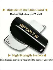 1 Pair EVA Football Shin Guards, Suitable For Match And Training, Unisex Adult, Provides Good Leg Protection