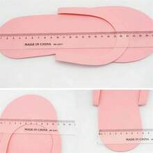 12/24/36 Pairs Random Color Men Women Slippers Foam Disposable Slippers For Salon Spa Hotel Pedicure Foot Flip Flop Slipper - Multicolor - View 6