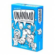 Unanimo 卡牌游戏。Unanimo 是一款以心理默契为核心的棋盘游戏。西班牙语版卡牌游戏白板计分板。 - 黑色 - 查看 3