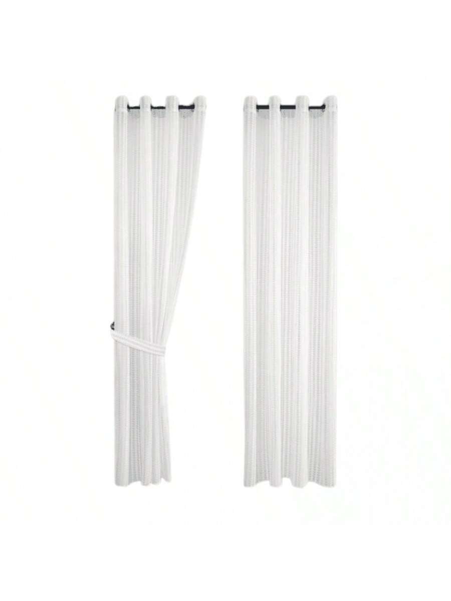 Cortinas transparentes Color Blanco de alta durabilidad de 140cm*225cm, CORTINA 1 PZ