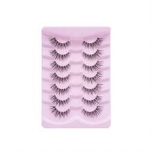 ELAE Wispy Lashes Natural Look Fake Eyelashes Natural Lashes False Eyelashes Wispy Fake Lashes Natural Eyelashes Clear Band Lashes - Cat Eye Lashes - View 8
