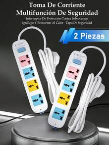 4 enchufes - 2 piezas