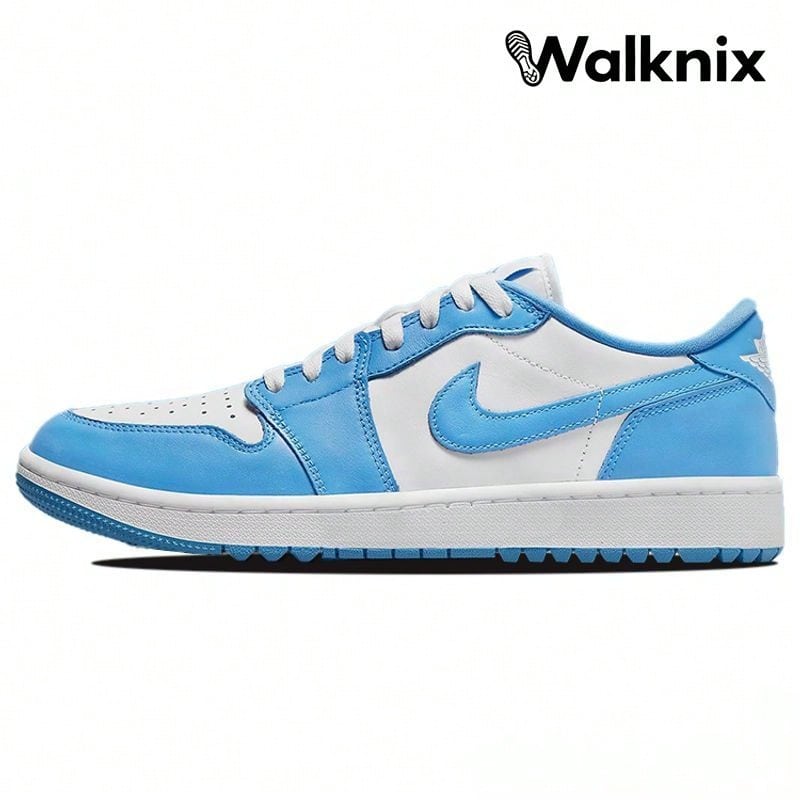 Air Jordan 1 Low Golf 'UNC' White University-Blue Sneakers Men DD9315-100 - 彩色 - 查看 1