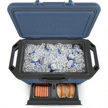 FrostVault Hard Cooler With Integrated Dry Storage Drawer 47 Litre Capacity Food  Temperatures Under 4 Degrees FB151BlANZ Blue - LakeshoreBlue - View 6