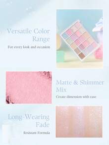 Dasique 20-Color Eyeshadow Palette, Highly Pigmented Long-Lasting Formula, Suitable For Graduates, Birthdays, Easy To Apply, Smooth Texture, Vegan Formula, No Animal Testing, Essential For Holidays, Rose Girl Charm Colors, Christmas Gift For Her, Fashion Cosmetic Brand, Back To School, Bridal Wedding, Summer, Valentine's Day, Vacation - #05 Cotton Powder - 查看 4