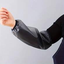 1 Pair Waterproof And Oil-Resistant Arm Sleeves - Durable And Washable Kitchen Protective Sleeves, Suitable For Cleaning And Cooking