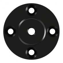 Aluminum Alloy 1/4" Threaded Flange Mount - Magic Arm Wall Base Bracket - Black - View 4