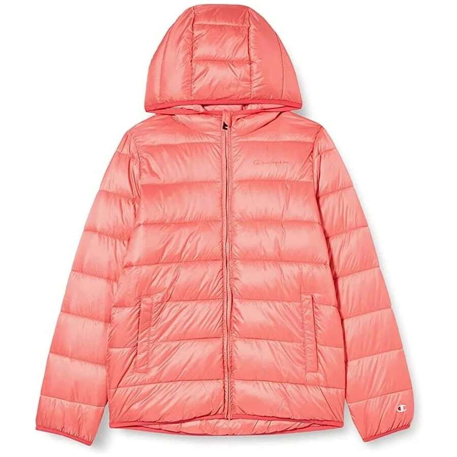 Champion Tween Girls Extended Size Denim Jackets & Coats - Pink - View 1