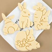 1个情人节饼干模具，卡通印章蛋糕饼干烘焙模具，心形钻石压花工具，饼干切割器，烘焙模具，适用于生日、情人节、母亲节、各种节日手工礼品模具