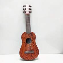 Toy Guitar, Playable Guitar Model, Realistic Guitar, Musical Instrument, Red, White, Holiday Gift, Christmas, Halloween