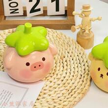 1 szt. Kubek z uroczym rysunkowym prosiaczkiem i psem, kreatywny kubek na wodę dla uroczej pary, elegancki kubek do kawy do domu/akademika, prezent dla dziewczyn, koleżanek z klasy, przyjaciółek, na urodziny, Walentynki - Wielokolorowe - Zobacz 6