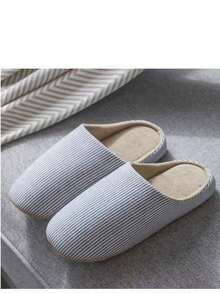Women's Simple Indoor Slippers, Non-Slip Soft Bottom Lightweight Comfy Bedroom Slippers, Spring & Autumn - Royal Blue - View 4