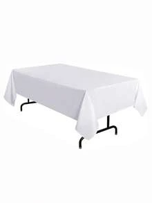 半件装白色纯色布艺桌布，涤纶材质，简约现代餐桌布，高端北欧风咖啡桌布 - 彩色 - 查看 20