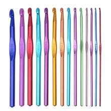 EDCUEBE7 2.0-10.0 Aluminum Alloy Crochet Hooks 14pcs/Set, Colorful Ergonomic Crochet Needles For Arthritis, Knitting, Yarn Crafting (Random Colors) - Multicolor - View 13