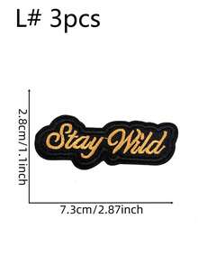 一套3/9片字母刺绣贴片 - 可爱卡通涤纶贴片 DIY服装熨烫贴花缝纫配件布贴，用于个性化刺绣/熨烫礼物，适用于帽子、母亲节礼物等。定制刺绣姓名贴片，色彩缤纷、趣味十足、设计独特，适合送给男朋友、女朋友、学校、办公室、教师、同事，也可用于夹克、卡车帽、牛仔裤、衬衫、外套、背包等。 - 彩色 - 查看 18