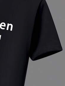تي شيرت رجالي مطبوع عليه رسوم كرتونية مضحكة للكائنات الفضائية، قصير الأكمام، ملابس صيفية عادية، ملابس شارع عصرية - الأسود - مشاهدة 8
