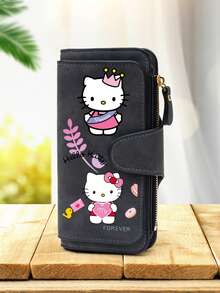 SANRIO Hello Kitty Women's Wallet, Long Zipper Flap Design, Multi-Functional Handbag, Convenient To Carry And Store Cards And Coins, Suitable For Outdoor And Commuting - Multicolor - View 6