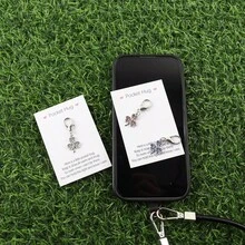 1pc/3pcs Fashionable And Creative Four-Leaf Clover Lucky Keychain Party Small Gift With Simple And Elegant Hug Card, Cute Key Chain Ring Bag Backpack Pendant Car Key Pendant St. Patrick's Day Friend Souvenir Gift, Ideal Charm Gift, Friendship Gift, Birthday Gift, Companion Gift, Holiday Party Gift. Give Yourself And Others A Lucky Four-Leaf Clover Gift - Multicolor - View 7