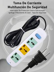 Extensión Multi Contacto, 4/3Contactos, - 3 enchufes - Ver 9