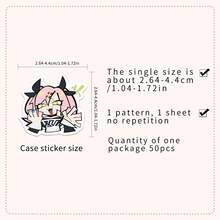 50pcs Zenless Zone Zero Stickers Funny Zenless Zone Zero Meme Decor Zenless Zone Zero Merch Graffiti Stickers Aesthetic Stickers Vinyl Waterproof Stickers For Journaling Computer Scrapbook Luggage Water Bottle Phone - E - View 6
