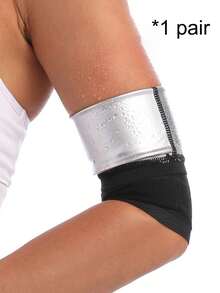 Women's Body Shaping Arm Sleeves, Yoga Exercise Fitness Running, Sweating Profusely And Stuffy, Arm Straps, Exercise Fitness Protective Sleeves, Sleeve Covers, Gym, Sport, Gym, Home Exercise, Sport Accessories, Gym Accessories, CrossFit Accessories - Black - View 8