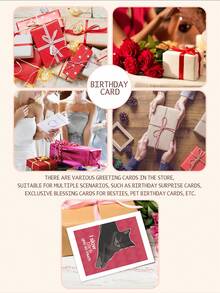 1PC Funny & Creative Cat Valentine's Day Card (With Envelope) - Cat Lover Exclusive, Cute Gift Card For Valentine's Day/Anniversary - Multicolor - View 3